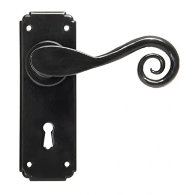 Image of From the Anvil Black Monkeytail Lever Lock Set