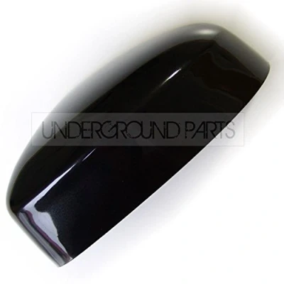 Image of Underground Parts Wing Mirror Cap Left Passenger Side Door Painted Black for Ford Focus mk2 mk3 &amp; Mondeo mk4
