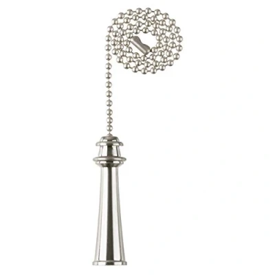 Image of 77215 Brushed Nickel Finish, Trophy Pull Chain