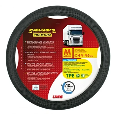 Image of LAMPA 98918 Premium Air Grip Steering Wheel Cover, M