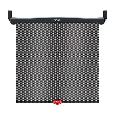 Image of Munchkin Car Window Sun Shades, Provides Maximum UVA UVB Protection, Safe View Premium Mesh and Heat Alert System, Black