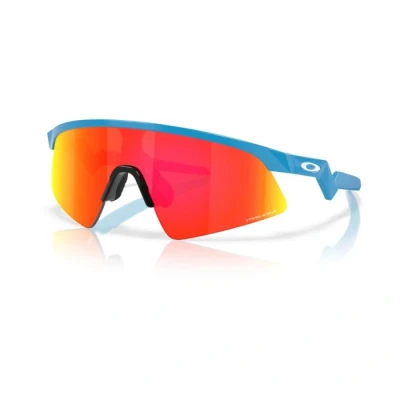 Image of Oakley Kid OJ9015 RESISTOR SWEEP 901502 Sunglasses O_matter Blue Red Squared Normal