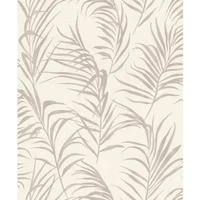 Image of Rasch paperhangings Non Woven Wallpaper (Botanical) Beige White 10,05 m x 0,53 Barbara Home Collection III 560862