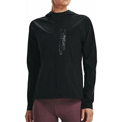Image of Under Armour Women&#039;s Ua Outrun The Storm Jacket, Black, S