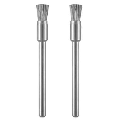 Image of Dremel 443 02 Carbon Steel Brushes (2 Pack), 1/8&quot; Diameter