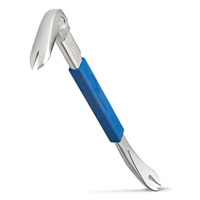 Image of ESTWING Pro Claw Nail Puller 12.5&quot; Pry Bar with Forged Steel Construction &amp; No Slip Cushion Grip PC300G