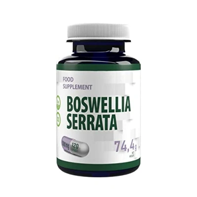 Image of Boswellia Serrata (Indian Frankincense) 10:1 Extract 5000mg Equivalent 120 Vegan Capsules, 3rd Party Lab Tested, High Strength, No Fillers or Bulkers