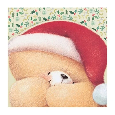 Image of Hallmark Forever Friends Christmas Card &#039;Cosy&#039; Small Square