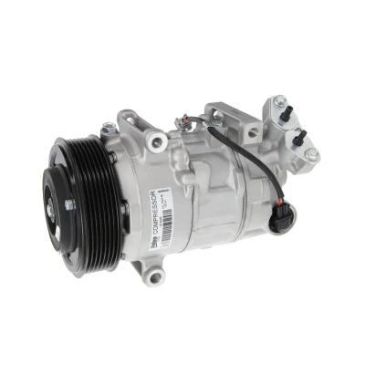 Image of 7711497391, 8200956574 AC compressor VALEO 813245 6SEU 12V PAG 46 R134a with oil NEW ORIGINAL PART RENAULT: MEGANE 3 Coupe,