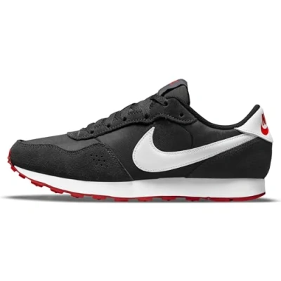 Image of NIKE Boy&#039;s Md Valiant Baby/Toddler Shoe, Black White Dk Smoke Grey University Red, 3.5 UK