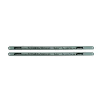 Image of Stanley 0 15 842 &quot;Lion&quot; Hacksaw Blade, Silver, 300 mm, Set of 2 Piece