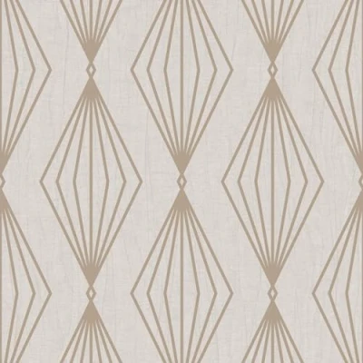 Image of Boutique Marquise Geo Pearl Wallpaper Paste The Wall Neutral Geometric Eco Friendly