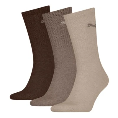 Image of Puma Socken 7312 Socken, Light Brown Melange, 39/42 (Pack of 3)
