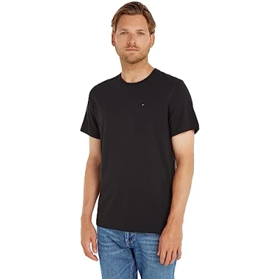 Image of Tommy Jeans Men&#039;s Tjm Xslim Jersey Tee Dm0dm04411 S/S T Shirt, Black, XXS