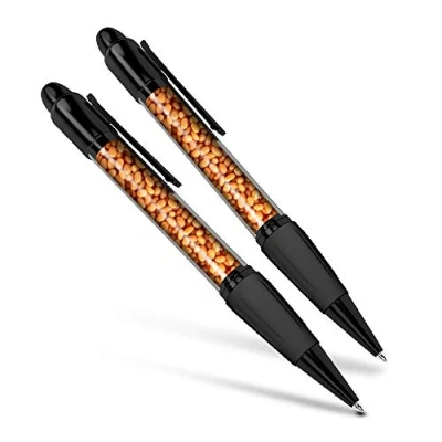 Image of Destination Vinyl ltd Beautiful and comfortable Set of 2 Matching Pens Baked Beans Food Breakfast Cafe #44208