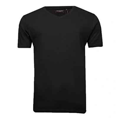 Image of BRAVE SOUL Mens Saint 100% Soft Cotton Basic V Neck T Shirt