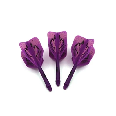 Image of CUESOUL ROST Integrated Dart Shaft and Flights,big wing shape,Set of 3 pcs Beauty Pattern(CSAK 5MN5)
