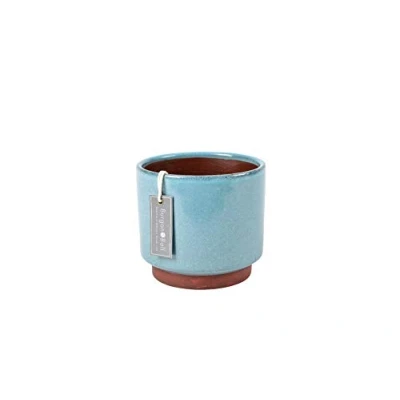 Image of Burgon &amp; Ball Malibu Blue Large Glazed Pot