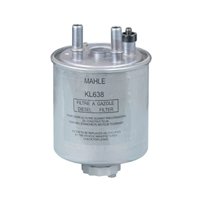 Image of 7701063611, 8200458397 Fuel Filter MAHLE ORIGINAL KL 632D In Line 8mm 8,0mm NISSAN: Juke, NV200 Box Body / Estate, Note I, RENAULT: CLIO 2