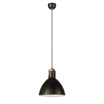 Image of Markslöjd Hanging lamp Eagle with metal shade Ø 35 cm black