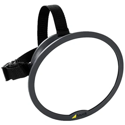 Image of Hauck Watch Me 1 Baby Car Mirror for Back Seat, Rear View Seat to See Facing Infants and Babies, 21 x 19 cm