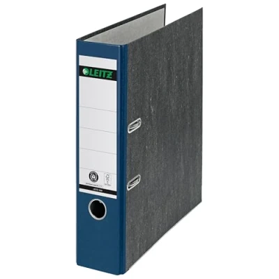 Image of Leitz Standard Lever Arch File 80mm Spine A4 Blue Ref 1080 35 [Pack of 10],10801035