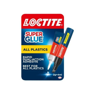 Image of Loctite All Plastics Super Glue, Tube 4ml + Pen 2g LOCAP2GNR
