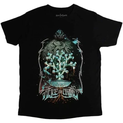 Image of Rock Off officially licensed products Alice in Chains Spore Planet T Shirt XL Black