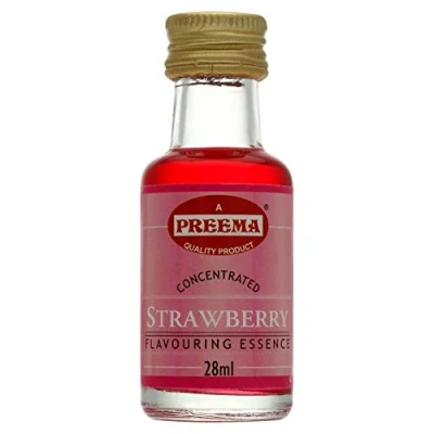 Image of Preema Strawberry Flavouring Essence 12x28ml ( 12 Pack)