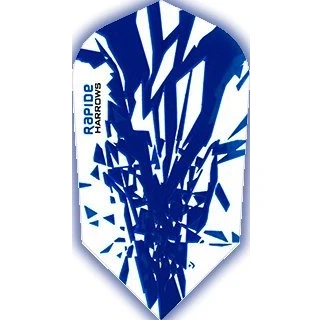 Image of Harrows Rapide Dart Flights 100 Micron Slim 5 Sets (15) (Blue)