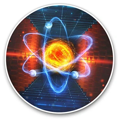 Image of 2 x 30cmVinyl Stickers Science at Physics Teacher Student Uni Decals for Car Van Luggage Scrap Book Fridge #24160