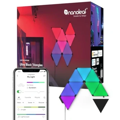 Image of nanoleaf Shapes Ultra Black Triangles