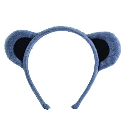 Image of Grey Animal Ears Headband (Pack of 1). Adorable Accessory for Parties, Cosplay, World Book Day, Fun Events, Festivals, &amp; Everyday Wear Halloween