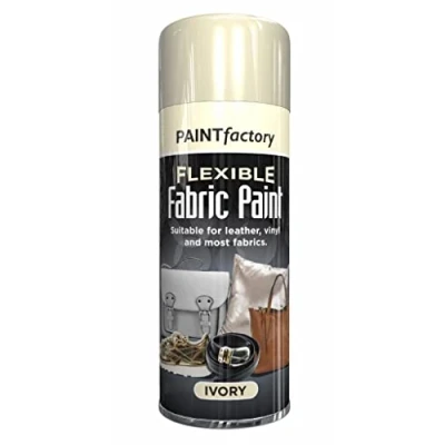 Image of Classic Signature 12 x Flexible Fabric Ivory 200ml Spray Paint Leather Vinyl Textile Clothes Fast Drying