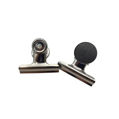 Image of Q Connect Magnetic Grip Clip 50mm Silver (Pack of 3)