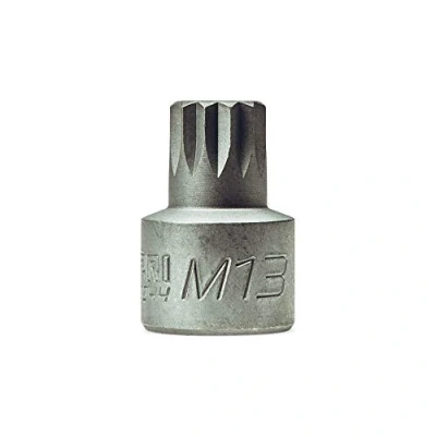 Image of Capri Tools 13 mm M13 Super Stubby XZN Triple Square Impact Bit Socket