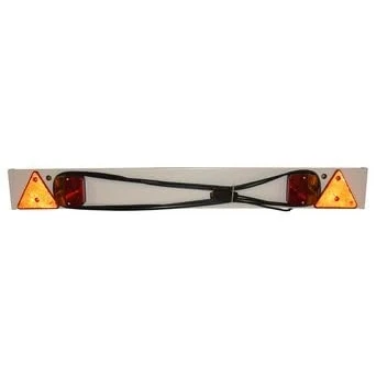 Image of Doblit CCIB Approved Trailer Light Board with 7m Cable &amp; Multiple Functions 4ft 6, 7m, 7 pin Plug, 12V Bulb Compatibility
