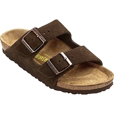 Image of Arizona Suede Leather Unisex Slide Sandals