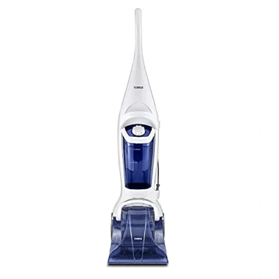 Image of Tower T146000 TCW10 Carpet Washer with 250ml Cleaning Shampoo, 600W, Washington Blue