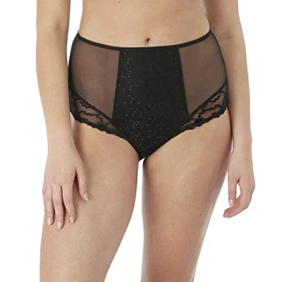 Image of Fantasie Women&#039;s Ana Classic Brief Bikini Style Underwear, Black, Medium