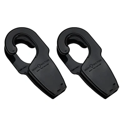 Image of Extreme Max 3005.5014 BoatTector Boat Rail Fender Hangers, Value 2 Pack 1.25&quot;, Black