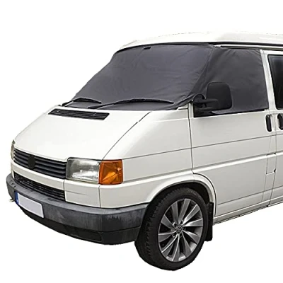 Image of UK Custom Covers SW117DARKGREY Luxury Front Windscreen Wrap Cover Dark Grey To Fit VW T4