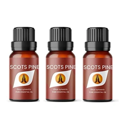 Image of Aroma Energy Scots Pine Essential Oil 30ml (3 x 10ml Bottles) 100% Pure &amp; Natural