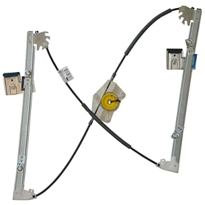 Image of 6Y1837462 Window regulator VALEO 850581 Right Front electric without motor with comfort function SKODA: Fabia I Hatchback, 1 Combi