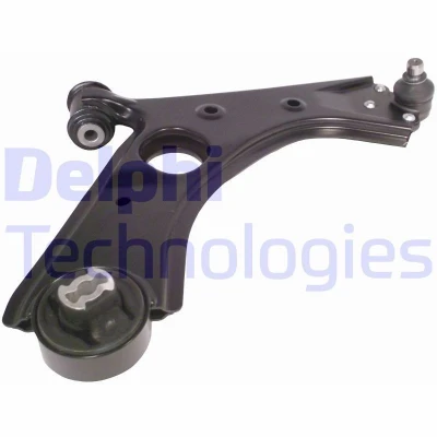 Image of 51810664, 51932036 Suspension Arm DELPHI TC2485 with ball joint Right, Lower Trailing Sheet Steel FIAT: Doblo II Box Body / Estate
