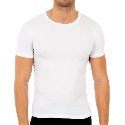 Image of Abanderado Mens Short sleeve fiber t shirt 0806 man White Size X Large