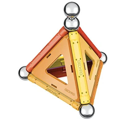 Image of Geomag Rainbow Classic, Warm Colours Blister Pack 367, Magnetic Constructions and Educational Toys, 15 Pieces