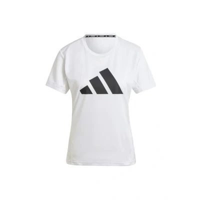 Image of adidas Women&#039;s Run It Stripes Tee, White, S