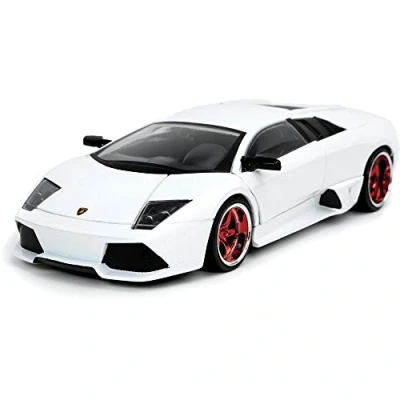 Image of Jada Toys Hyperspec 1:24 Lamborghini Murciélago LP460 Die cast Car Pearl White, for Kids and Adults