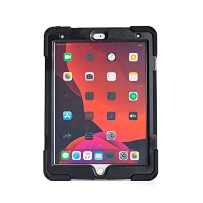 Image of Techair classic pro Protective case for tablet rugged silicone, polycarbonate black 10.2&quot; Apple 10.2 inch iPad (7th generation, 8th 9th generation)